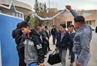 اعزام دانش آموزان شهرستان خاتم به مناطق جنوب کشور