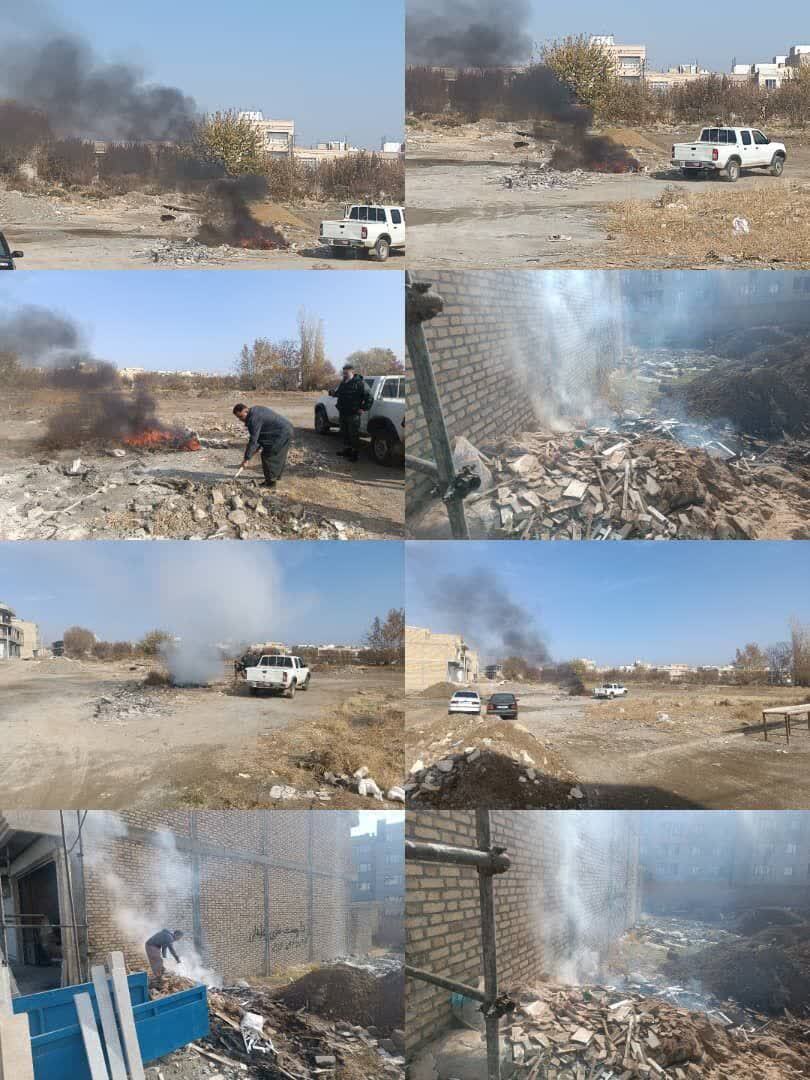 جلوگیری از پسماندسوزی در شهرستان اشنویە جلوگیری از پسماندسوزی در شهرستان اشنویە