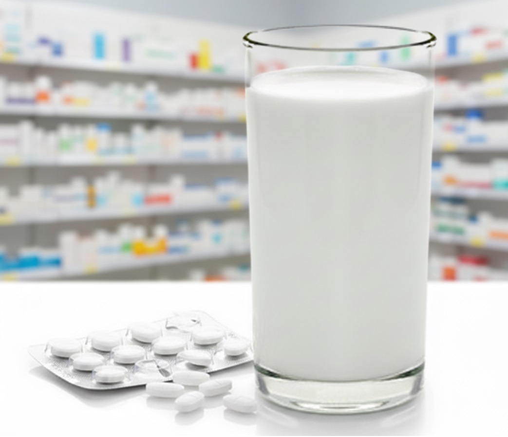 کاهش اثربخشی برخی داروها در مصرف همزمان با لبنیات کاهش اثربخشی برخی داروها در مصرف همزمان با لبنیات